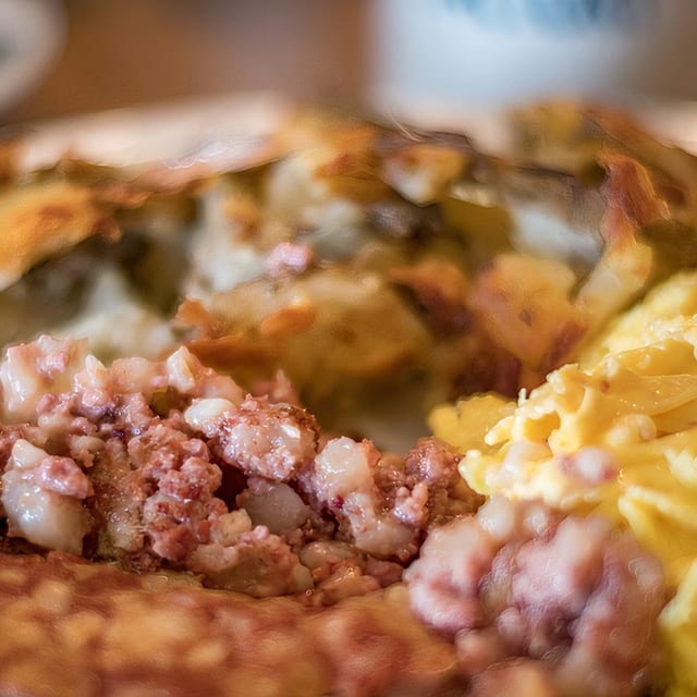 Corned Beef Hash & Eggs.