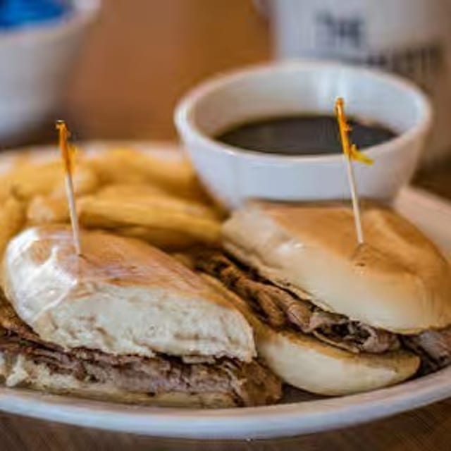 French Dip Sandwich.